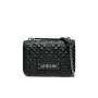 LOVE MOSCHINO TRACOLLA TRAP NERO ARGENTO