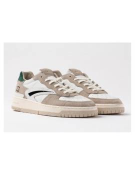 D.A.T.E. TORNEO PURE CALF BIANCA E VERDE