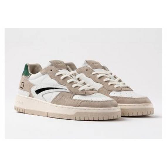 D.A.T.E. TORNEO PURE CALF BIANCA E VERDE