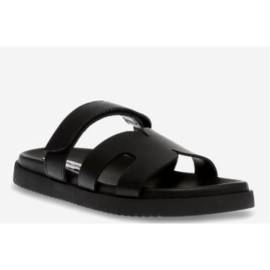 STEVE MADDEN SANDALO NERO PELLE