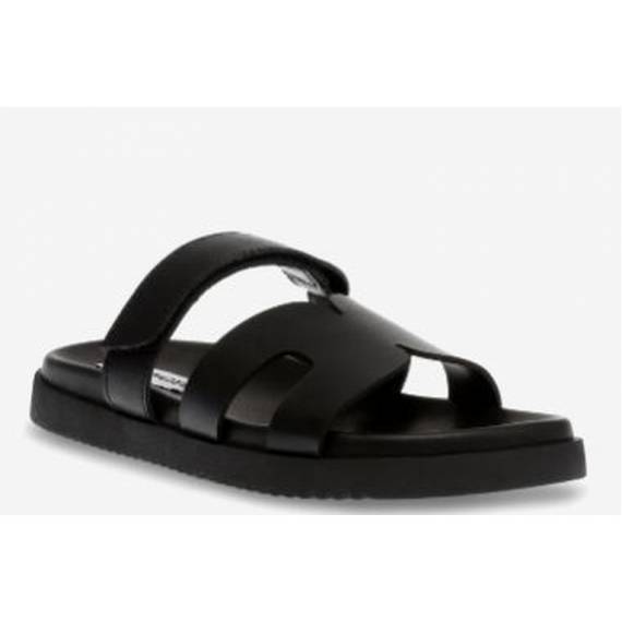 STEVE MADDEN SANDALO NERO PELLE