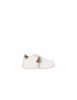 GIO PIU' SNEAKERS LATTE CON ORSETTO