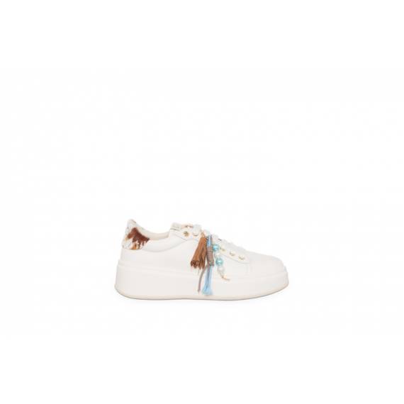 GIO PIU' SNEAKERS LATTE CON ORSETTO