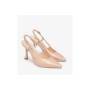 NERO GIARDINI SLING BACK VERNICE NUDE