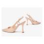 NERO GIARDINI SLING BACK VERNICE NUDE