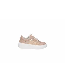 NERO GIARDINI SNEAKERS RETE NUDE