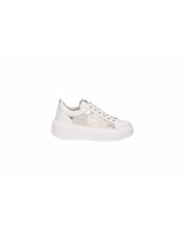 NERO GIARDINI SNEAKERS RETE BIANCA