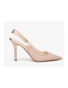NERO GIARDINI SLINGBACK  GLITTER ROSE'