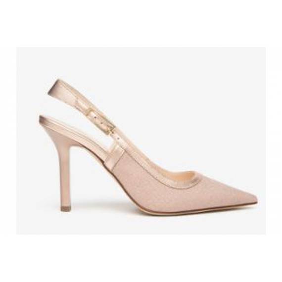 NERO GIARDINI SLINGBACK  GLITTER ROSE'