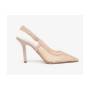 NERO GIRDINI SLINGBACK RETE NUDE