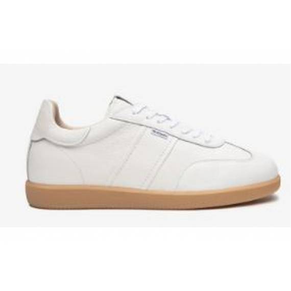 NERO GIARDINI SNEAKERS IN PELLE BIANCA DA UOMO