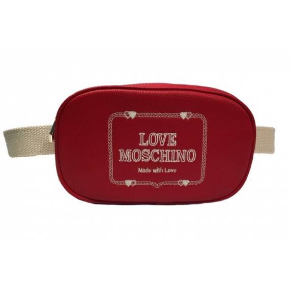 LOVE MOSCHINO MARSUPIO ROSSO