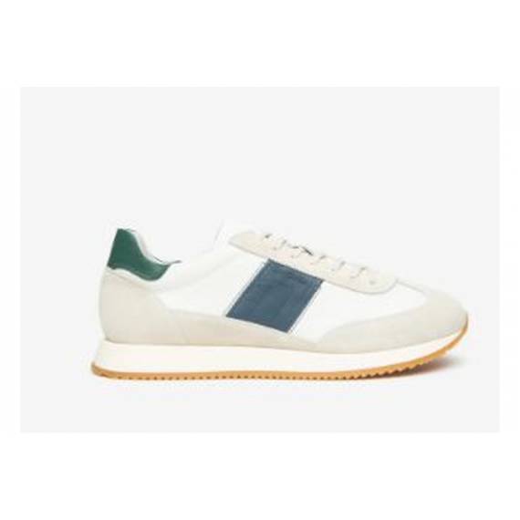 NERO GIARDINI SNEAKERS PELLE E CAMOSCIO BIANCA