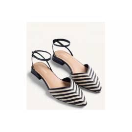 GIOSEPPO SLINGBACK BIANCO E NERO