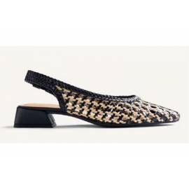 GIOSEPPO BALLERINA INTRECCIATA NERO