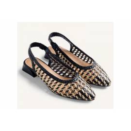 GIOSEPPO BALLERINA INTRECCIATA NERO