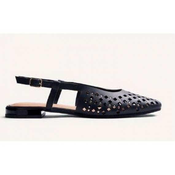 GIOSEPPO BALLERINA FORATA CON BORCHIE ORO