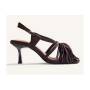 GIOSEPPO SANDALO CON TACCO E FRANGE T. MORO