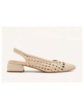 GIOSEPPO BALLERINA INTRECCIO OFF WHITE