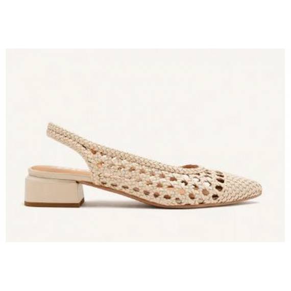 GIOSEPPO BALLERINA INTRECCIO OFF WHITE