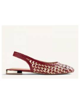 GIOSEPPO BALLERINA INTRECCIATA ROSSO