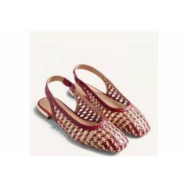 GIOSEPPO BALLERINA INTRECCIATA ROSSO