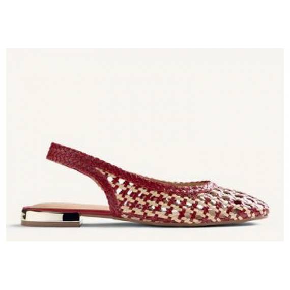 GIOSEPPO BALLERINA INTRECCIATA ROSSO