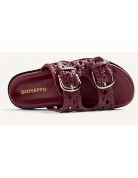 GIOSEPPO CIABATTA INTRECCIATA BORDEAUX