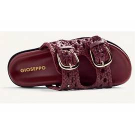 GIOSEPPO CIABATTA INTRECCIATA BORDEAUX