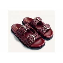 GIOSEPPO CIABATTA INTRECCIATA BORDEAUX