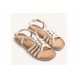 GIOSEPPO SANDALO BASSO INTRECCIO PLATINO