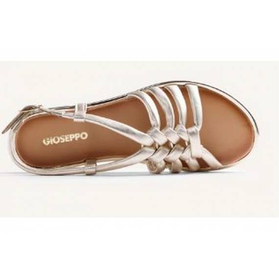 GIOSEPPO SANDALO BASSO INTRECCIO PLATINO