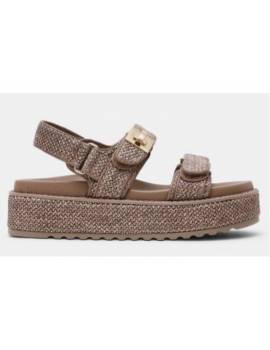 STEVE MADDEN SANDALO RAFFIA TAUPE