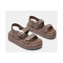 STEVE MADDEN SANDALO RAFFIA TAUPE