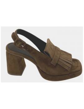 BRUNO PREMI SANDALO IN CAMOSCIO T. MORO CON FRANGE