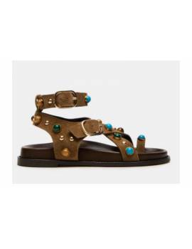 STEVE MADDEN SANDALO SCHIAVA CON PIETRE COLORATE